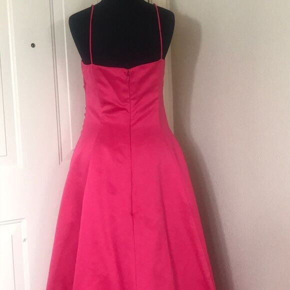 $150= 75 City  Triangles Pink Prom Maxi Junior Dresses Size 9 (90s Y2K) - Picture 8 of 16